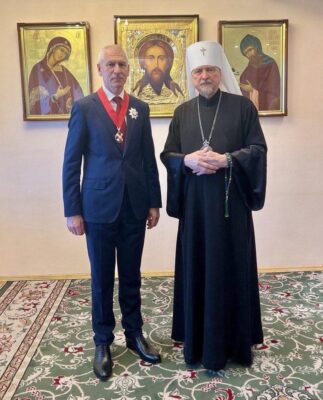 Олег Матыцин награжден орденом Святого благоверного великого князя Александра Невского II степени