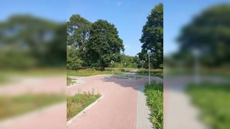 В брянском Дятькове продолжается благоустройство городского парка