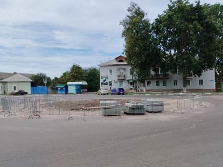 В брянском Стародубе приступили к благоустройству общественной территории «Кольцо»