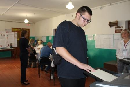 Впервые принял участие в выборах мглинчанин Ярослав Измеров