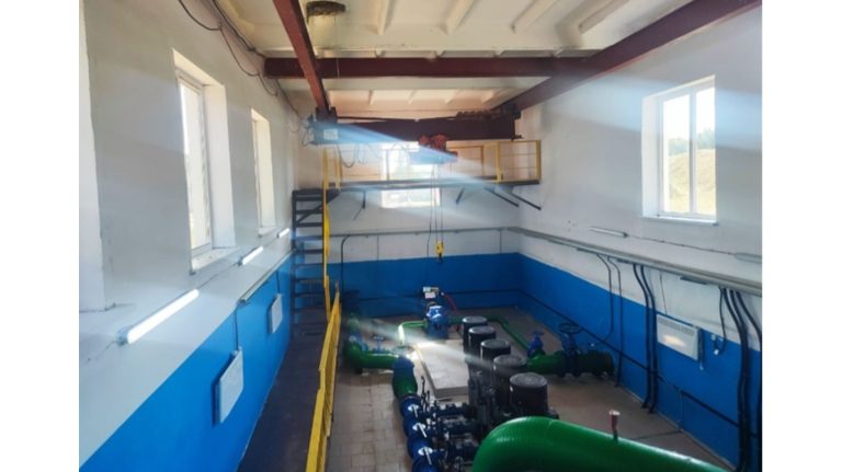 В брянской Унече по нацпроекту обновили оборудование на водонапорной станции