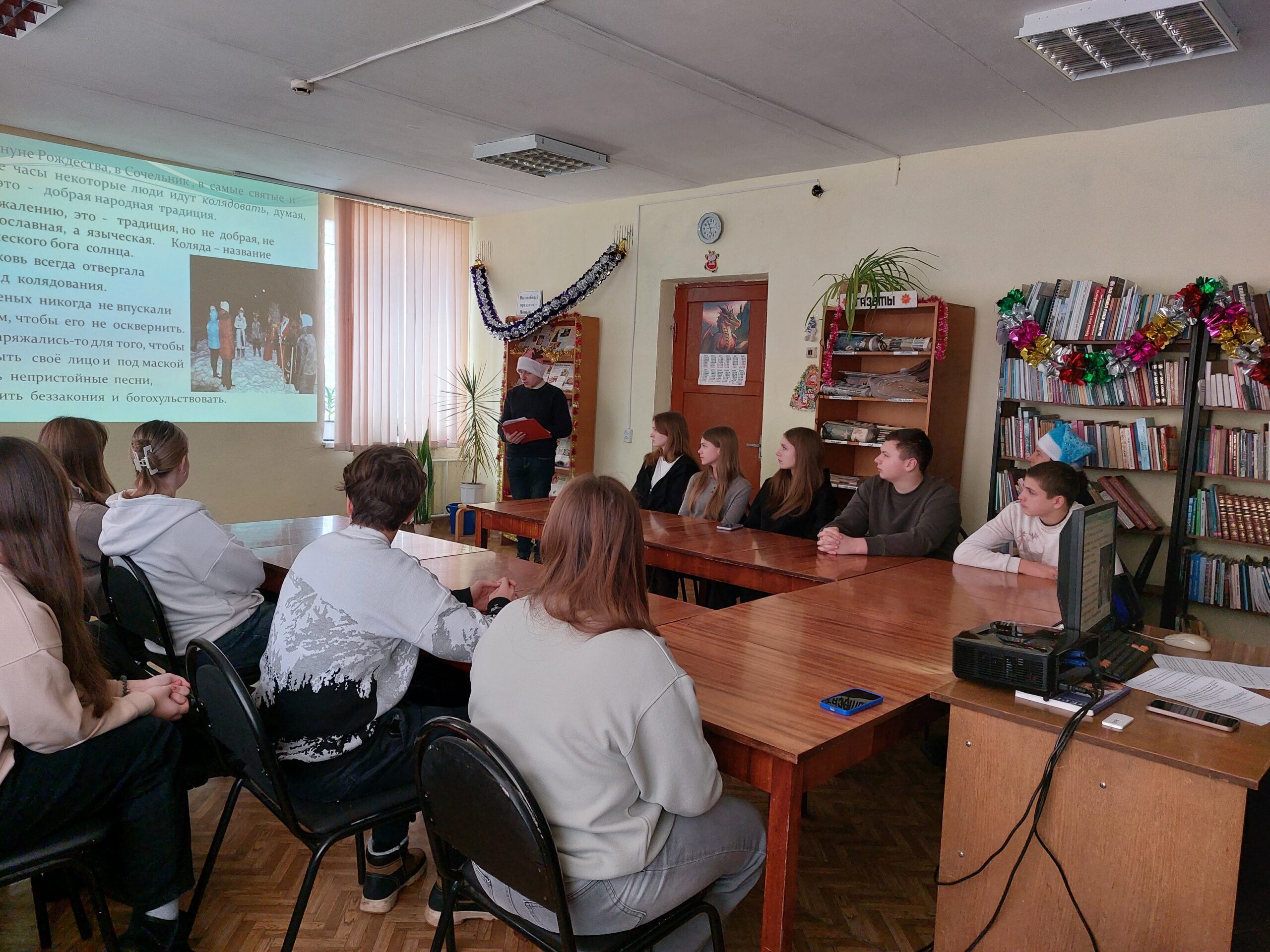 В Мглине прошел православный час «Рождества волшебные мгновения»