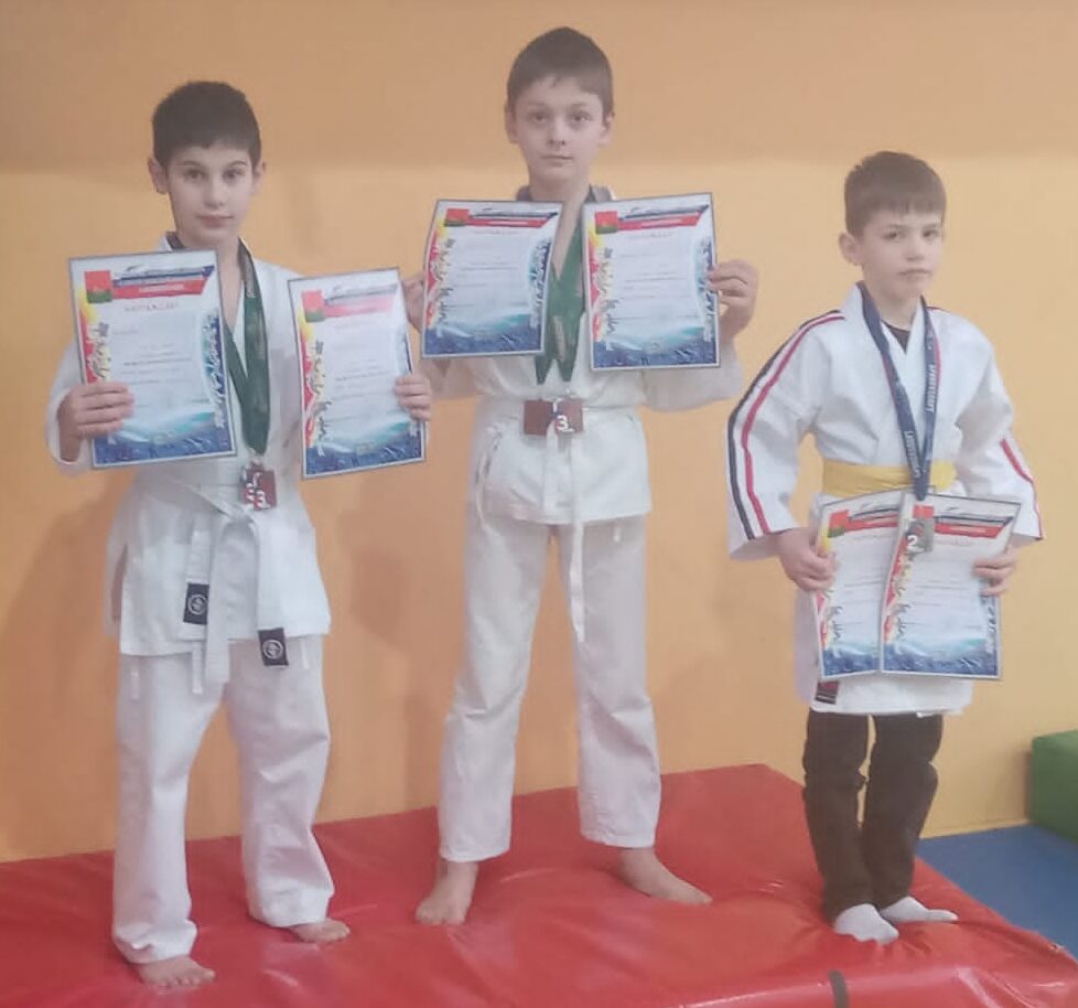 Юные мглинчане привезли медали с турнира «Кубок белого пояса»