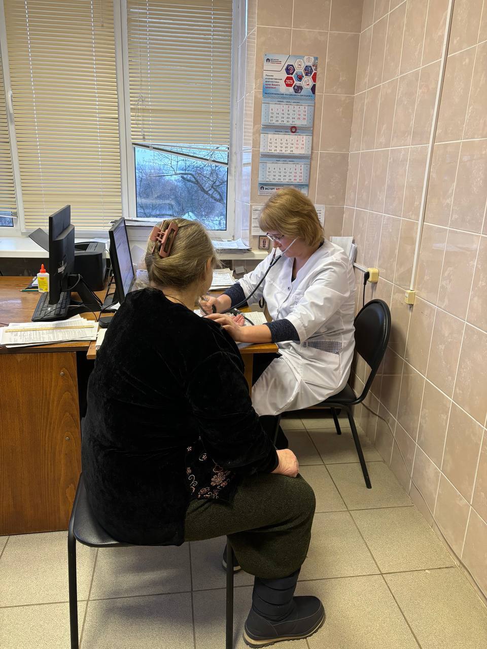 Жителей отдаленных населенных пунктов Мглинского района доставляют на диспансеризацию в райбольницу