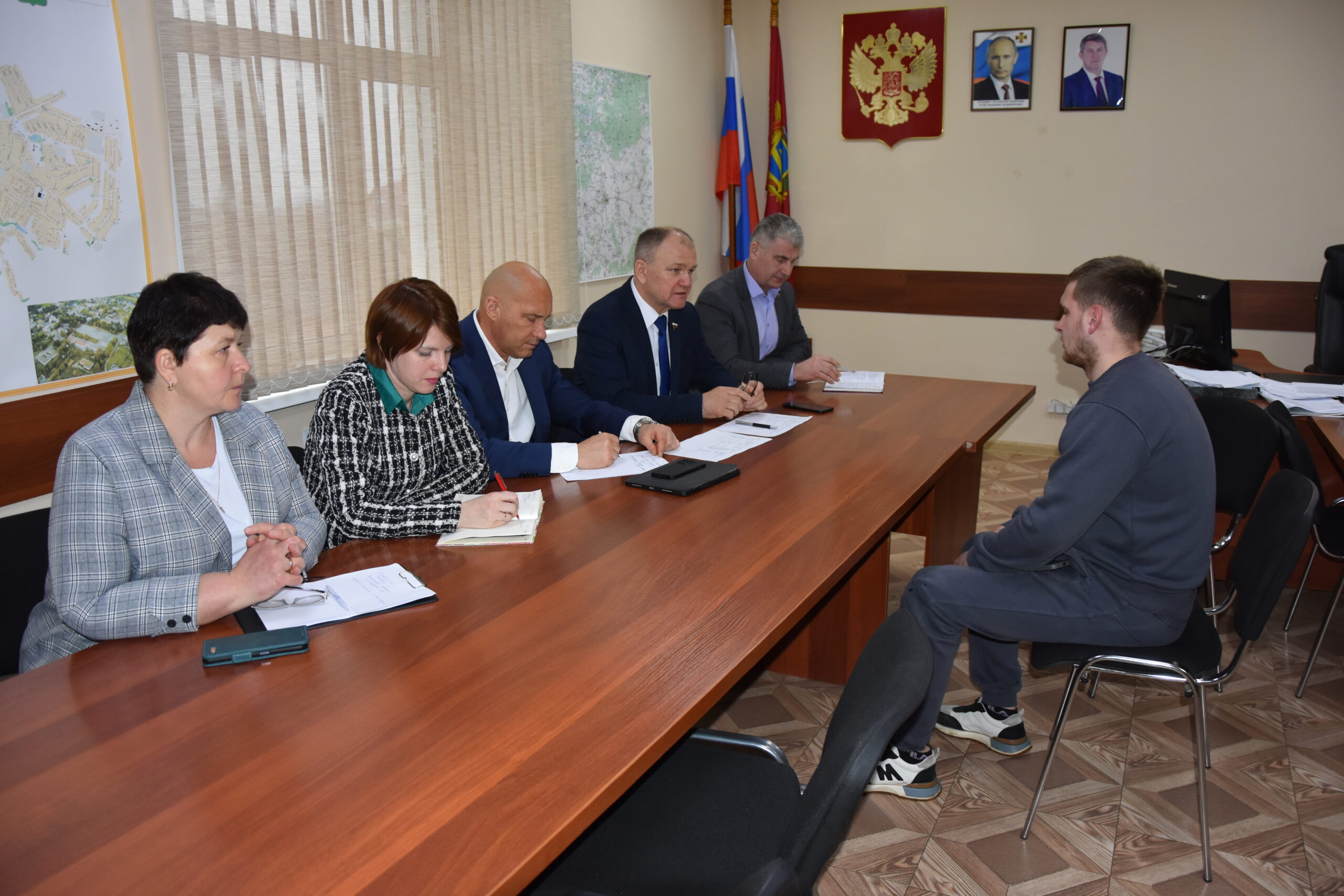 В Мглине побывали Николай Щеглов и Николай Патов