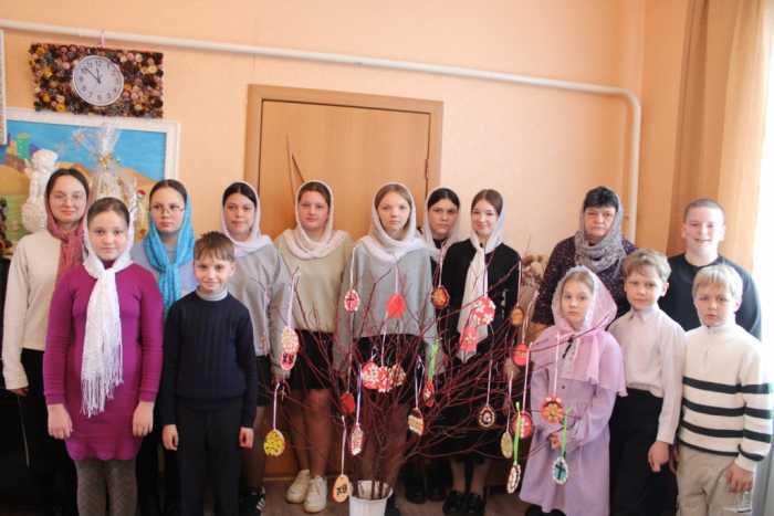 В мглинской воскресной школе прошло занятие в творческой мастерской