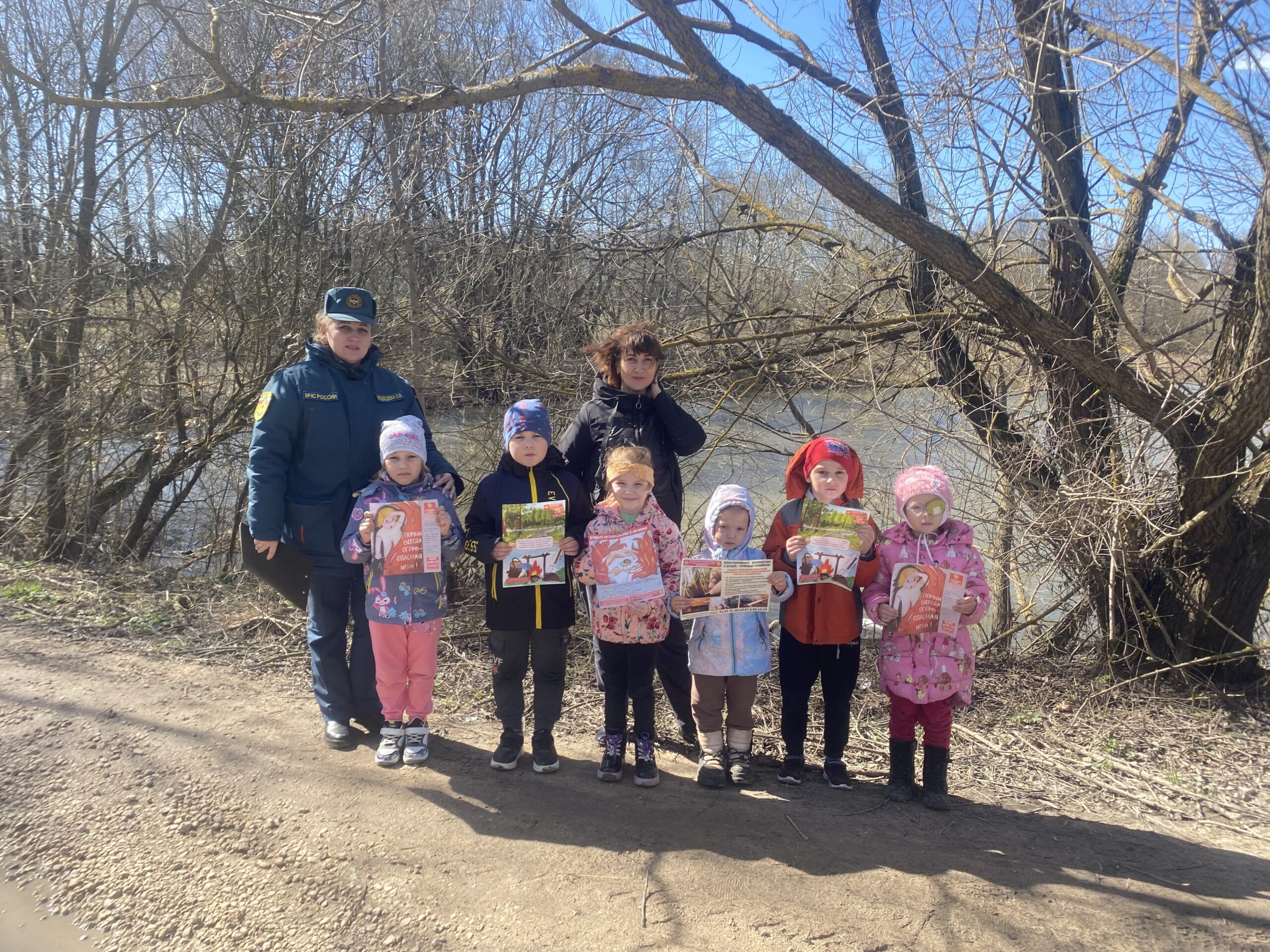 С воспитанниками Симонтовского детсада Мглинского района побеседовали о безопасности на водоемах