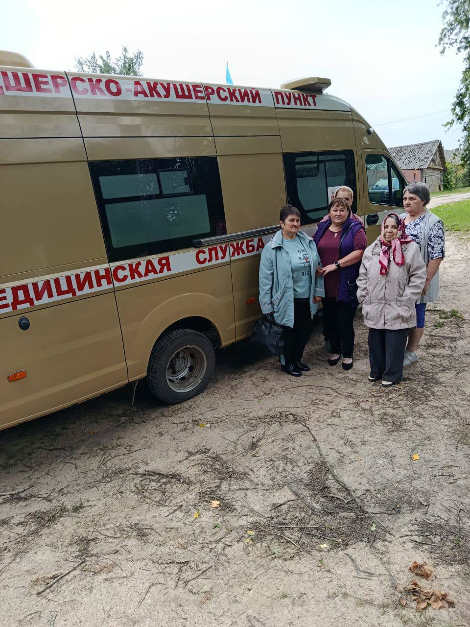 Диспансеризацию прошли жители с. Великая Дуброва Мглинского района