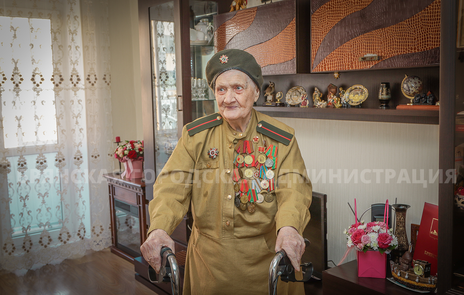 Свой 102-й день рождения отметила ветеран Великой Отечественной войны Полина Сергеева из Брянска