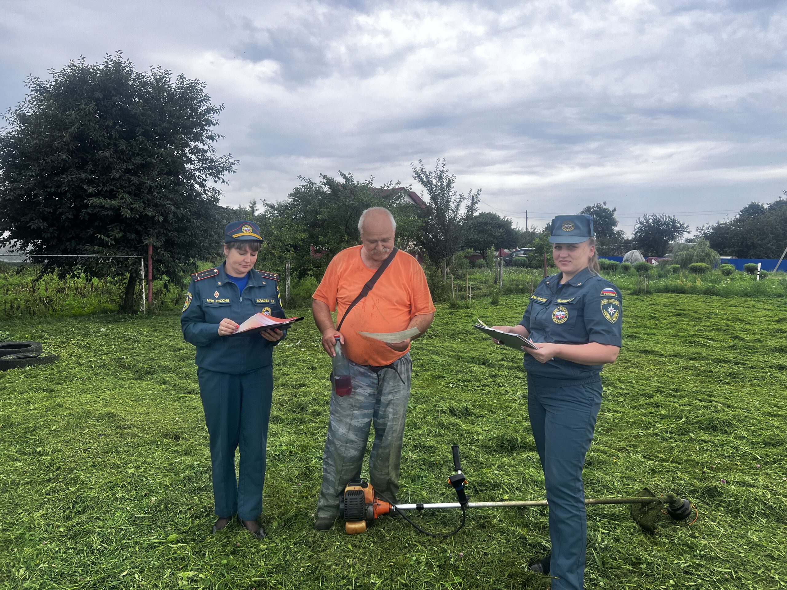Месячник «Сухая трава» под контролем сотрудников ОНДПР по Мглинскому району