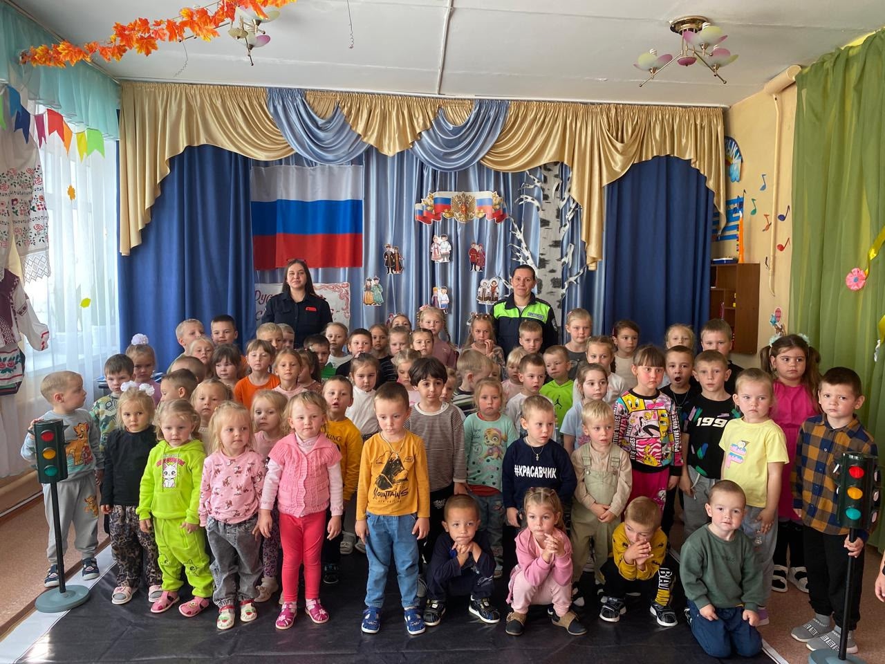 Воспитанникам Мглинского детсада № 1 напомнили правила дорожного движения