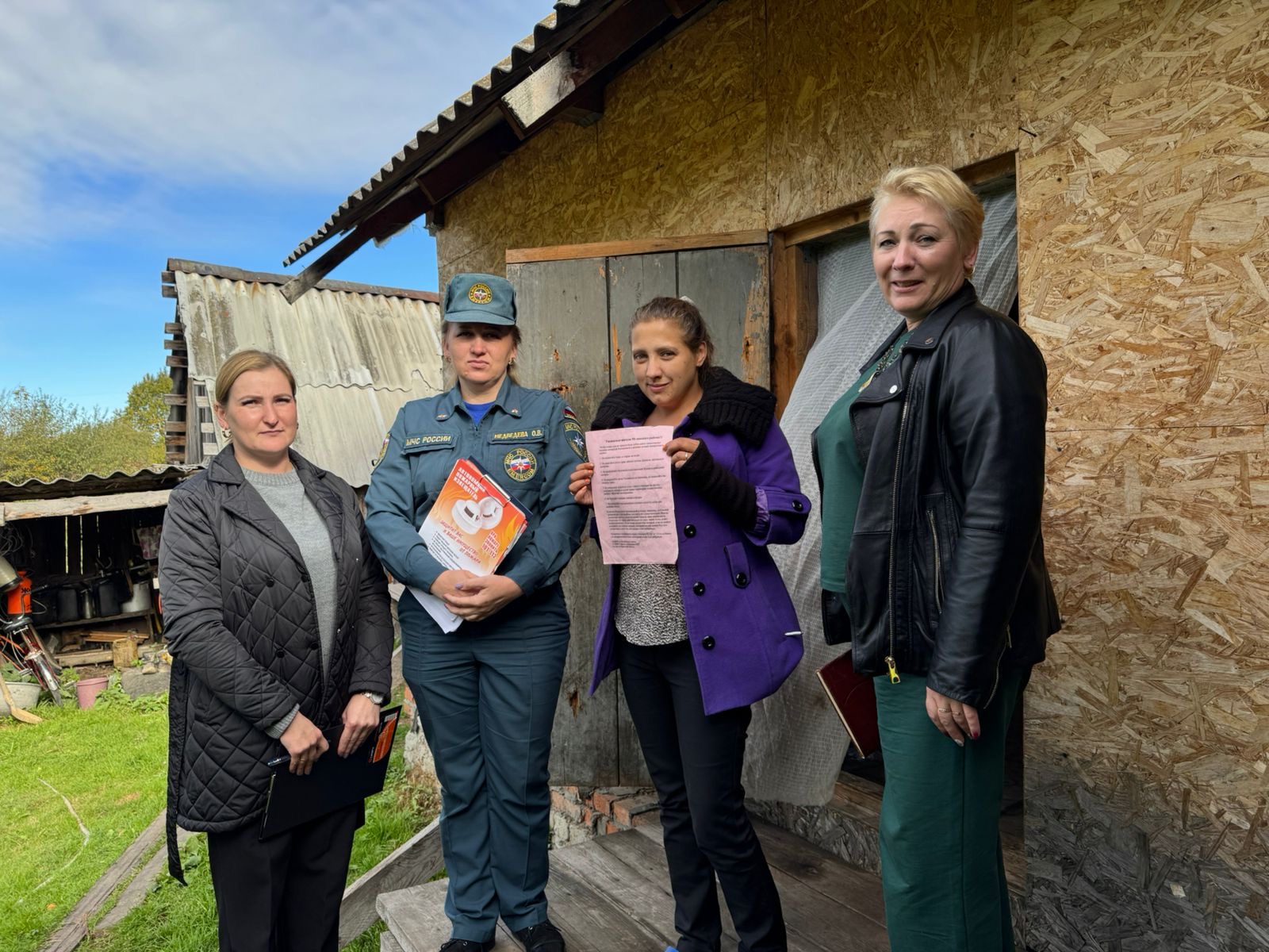 О правилах пожарной безопасности напомнили мглинским многодетным семьям