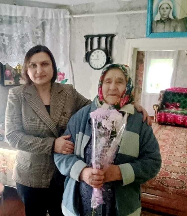 95-летие отмечает жительница мглинского села Курчичи