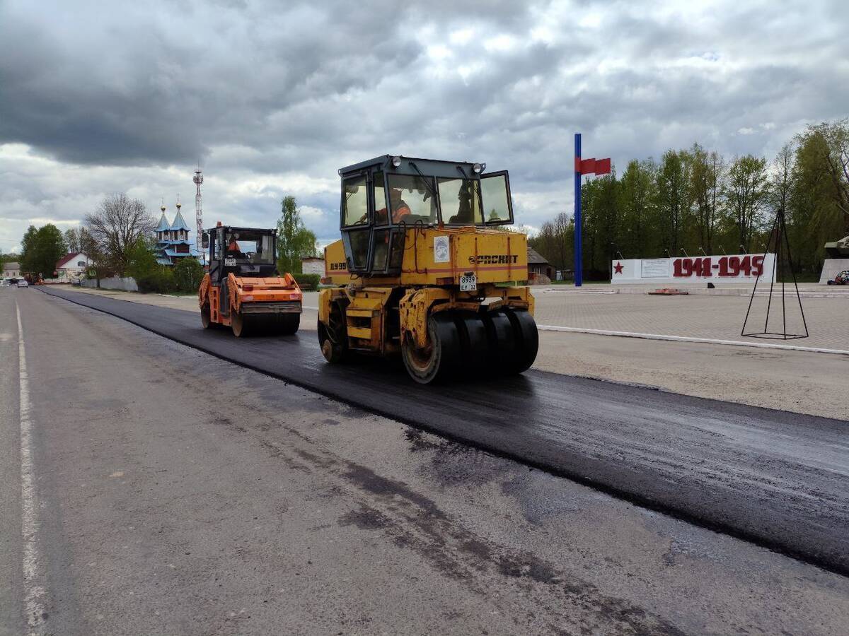 Дороги Клетнянского района обновили в 2025 году на средства областного фонда