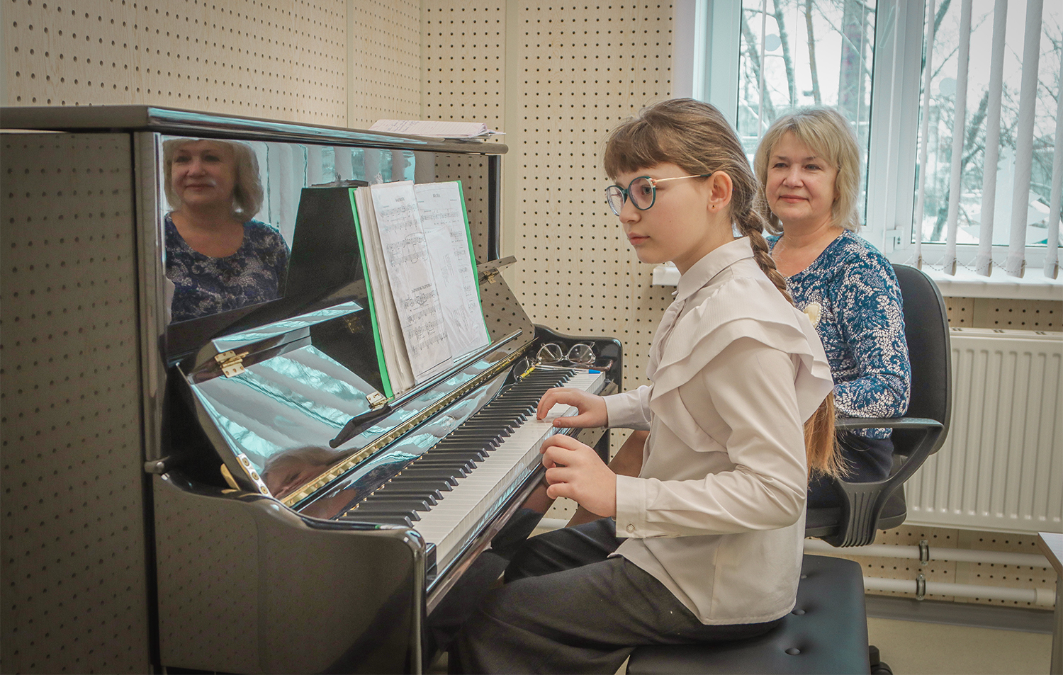 В новой пристройке к брянской школе искусств №10 начались занятия