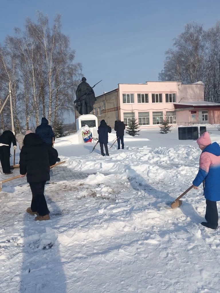 Ветлевские школьники приняли участие в акции «Снежный десант»