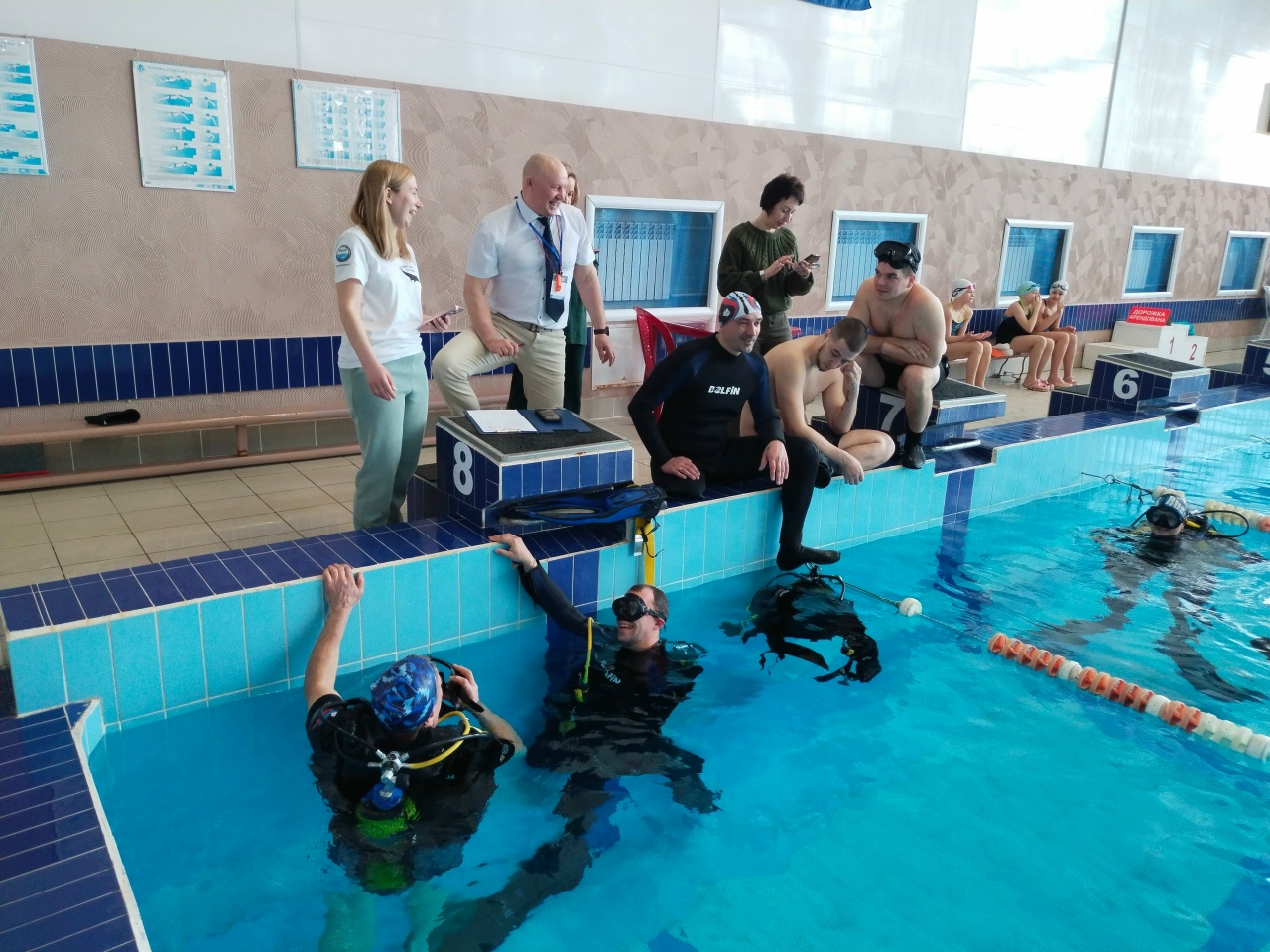 В Брянске впервые прошли соревнования по подводному спорту среди ветеранов СВО