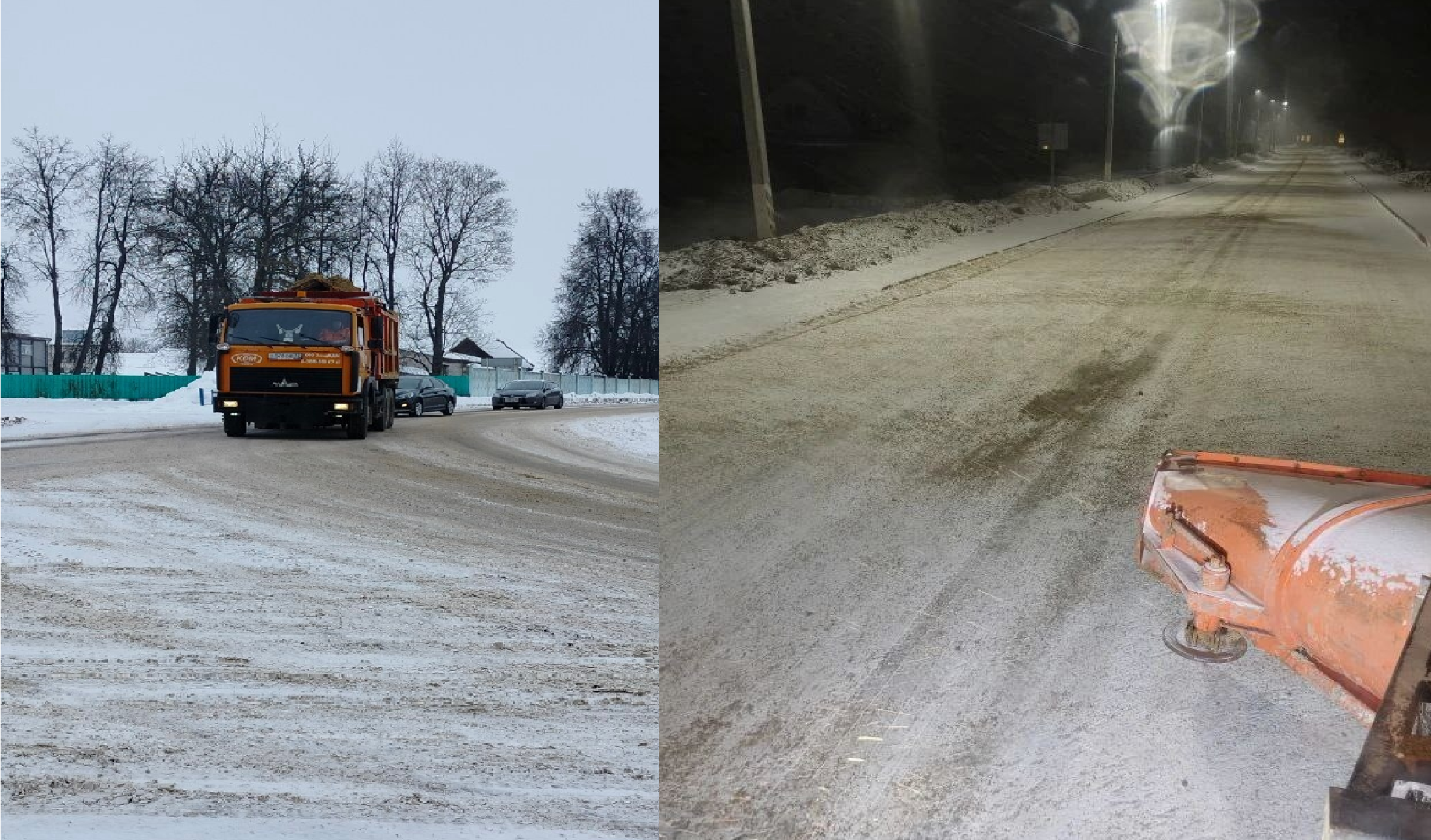 Брянские дорожники работают круглосуточно: обработано более 3 тысяч километров трасс