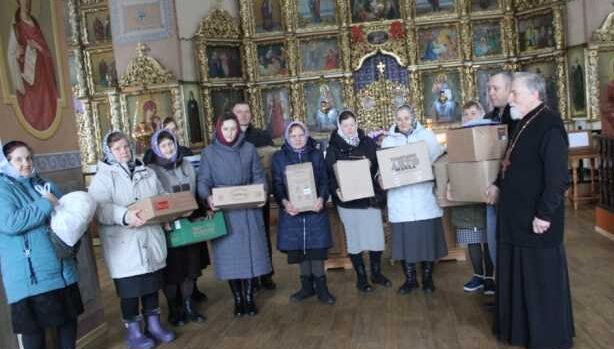 Частичка домашнего тепла для участников спецоперации от прихожан Успенского храма г. Мглина