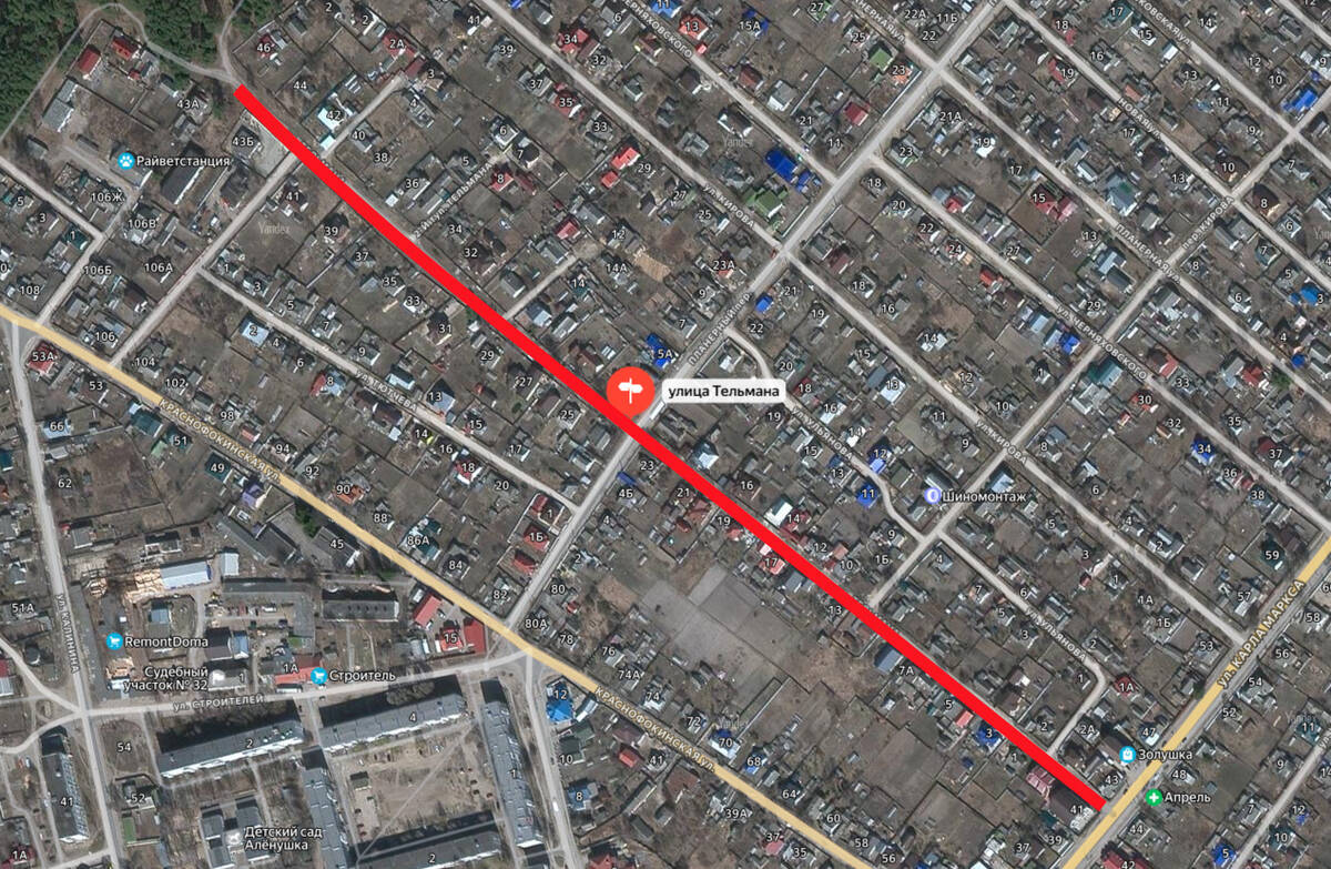 Улица Тельмана в Жуковке впервые получит асфальтовое покрытие