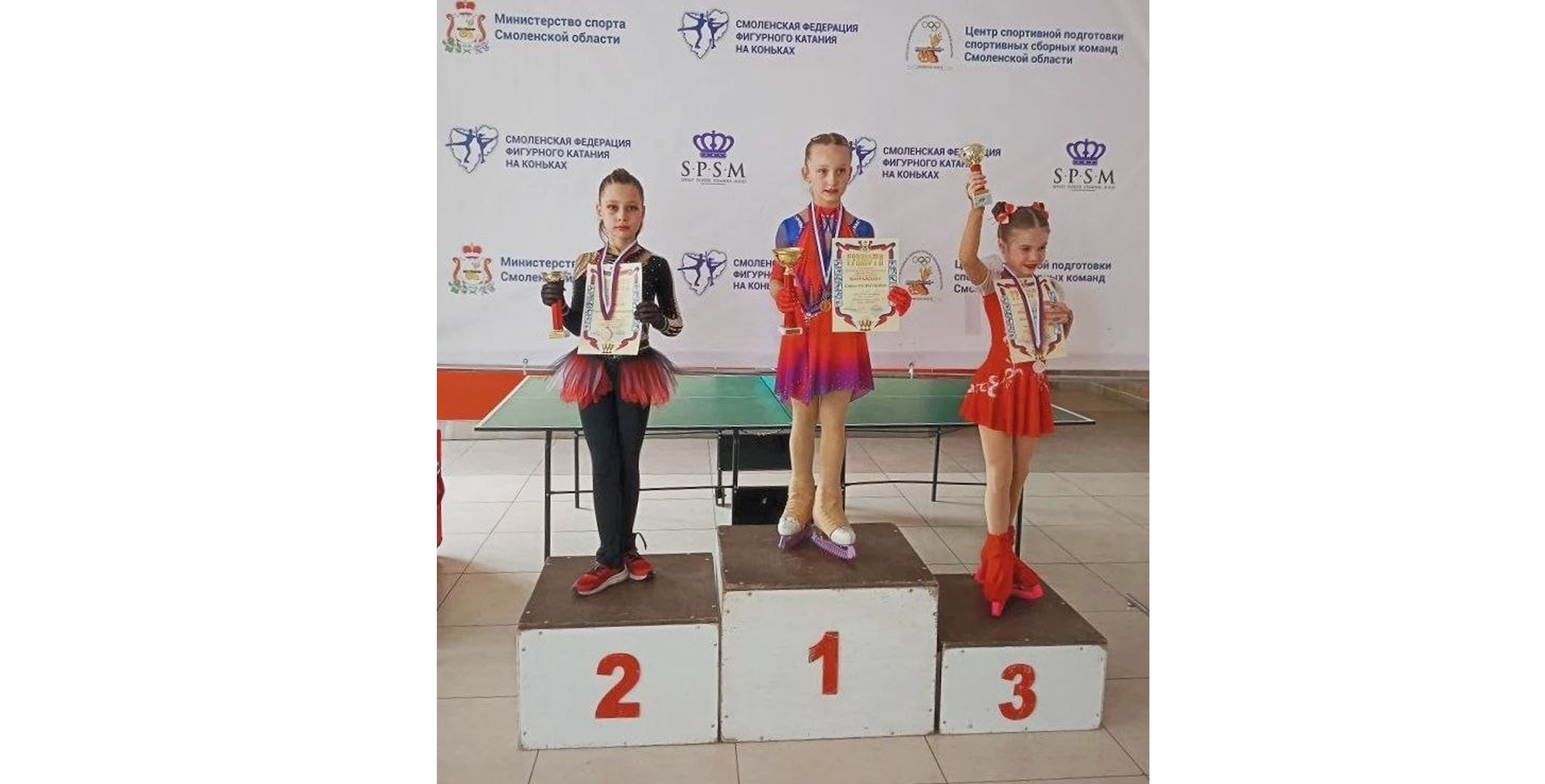 Победы брянских фигуристок на Кубке Федерации