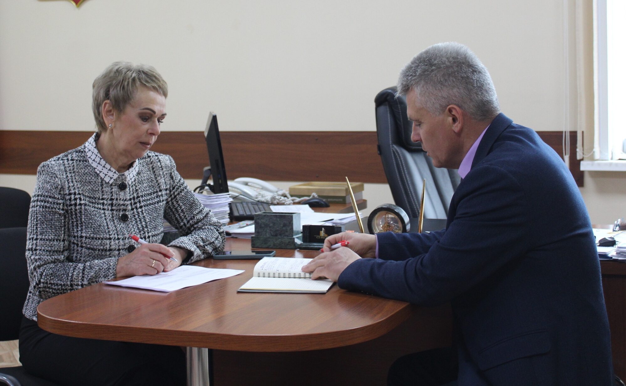 В Мглинском районе побывала глава администрации Гордеевского района Людмила Убогова