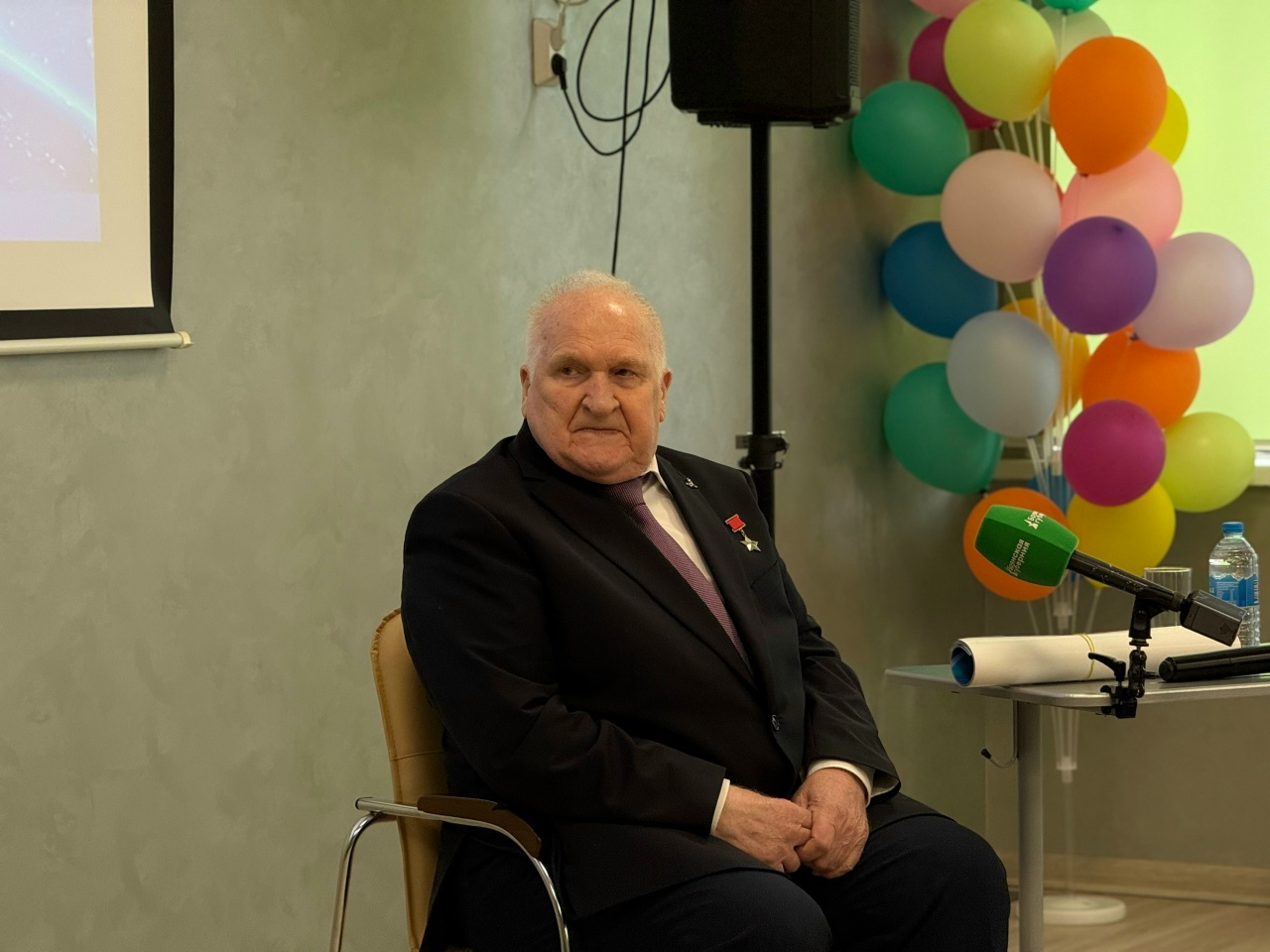 В «Кванториуме» прошла встреча с космонавтом Виктором Афанасьевым