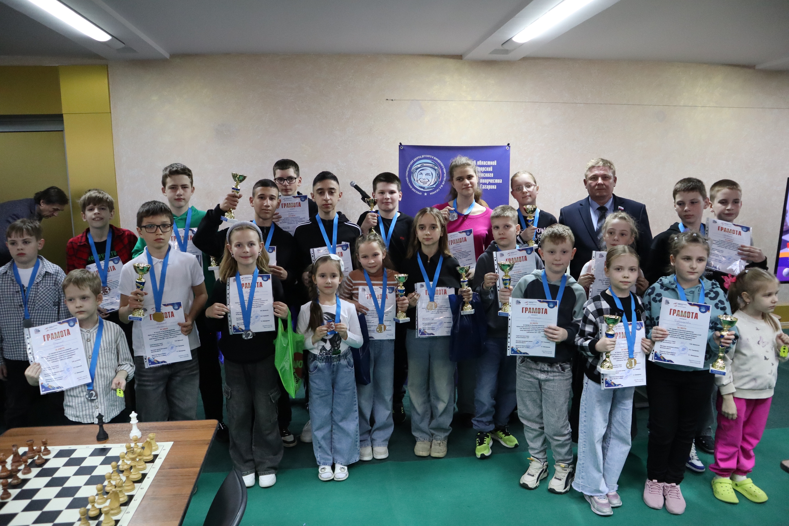 149 юных шахматистов сыграли турнир на кубок Героя СССР Виктора Афанасьева