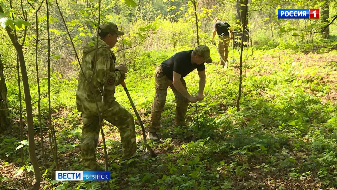Отряд «Патриот» ищет останки жертв фашистов под Брянском