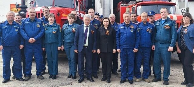 С профессиональным праздником поздравили сотрудников пожарной охраны Мглинского района