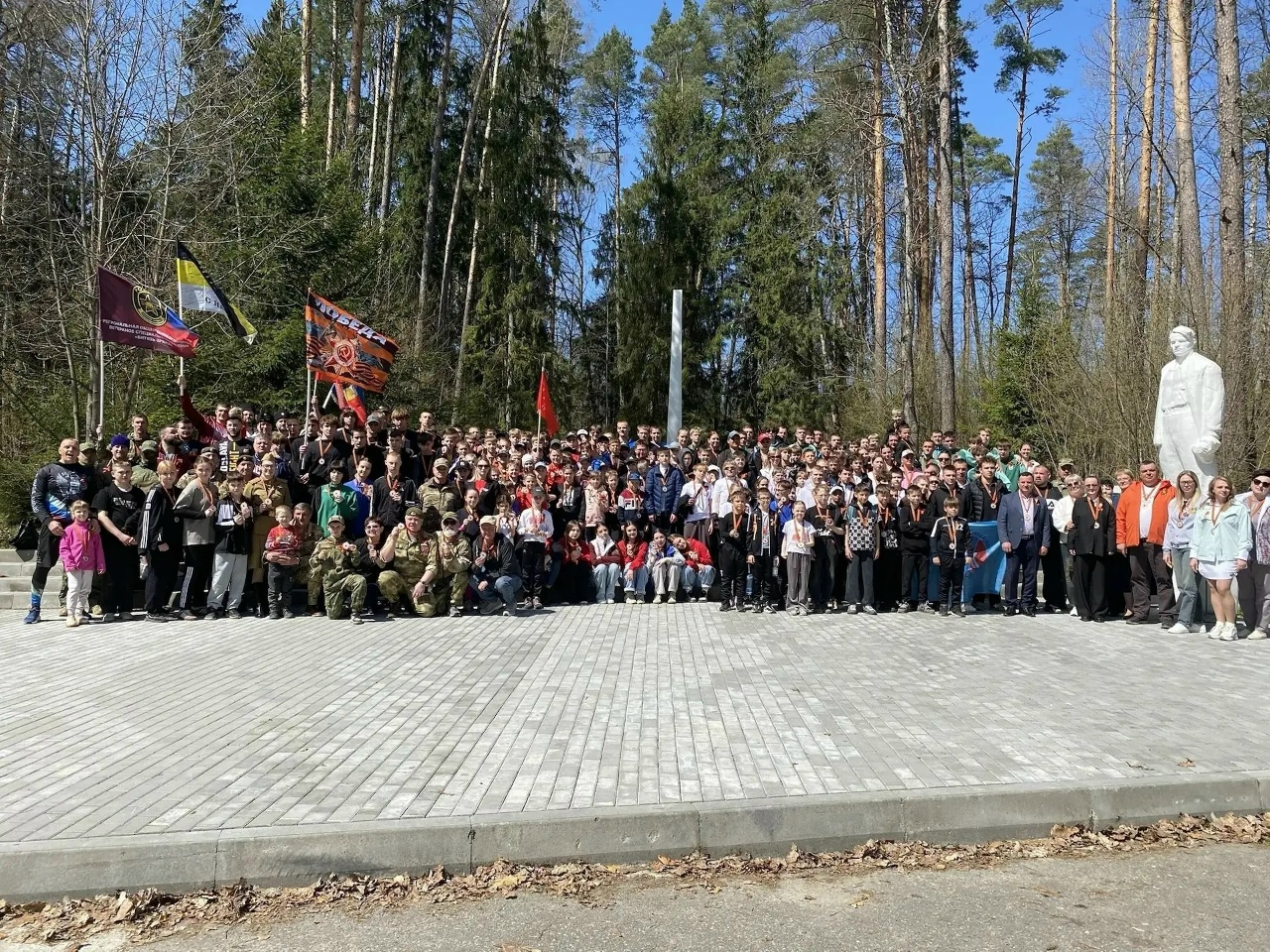 В Брянске прошел забег памяти подвига Александра Виноградова
