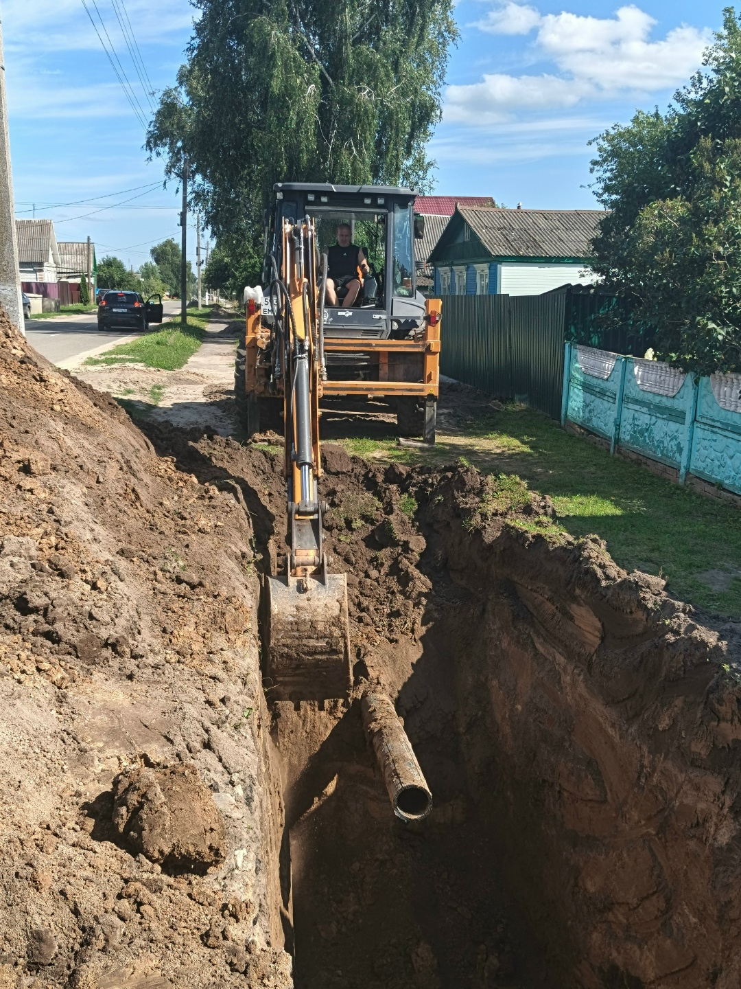 В Мглине продолжается капитальный ремонт водопроводных сетей