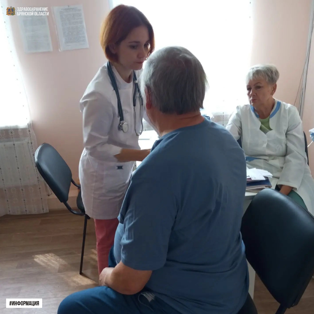 В Навлинском районе выездная бригада проверила здоровье сельчан