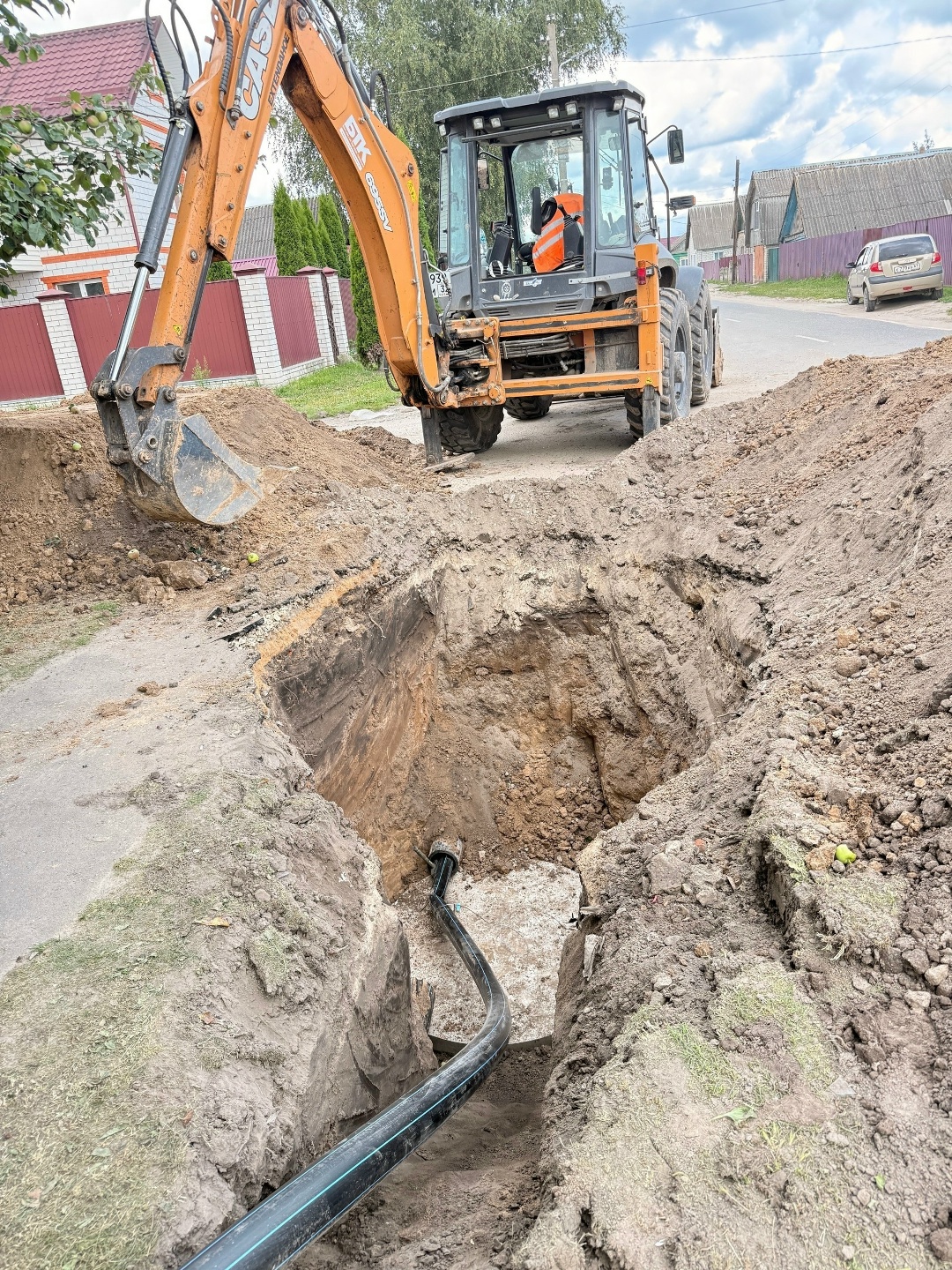В мглине продолжается капитальный ремонт водопроводных сетей