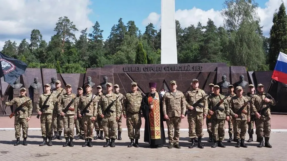 Присягу приняли новые бойцы бригады «БАРС-Брянск»