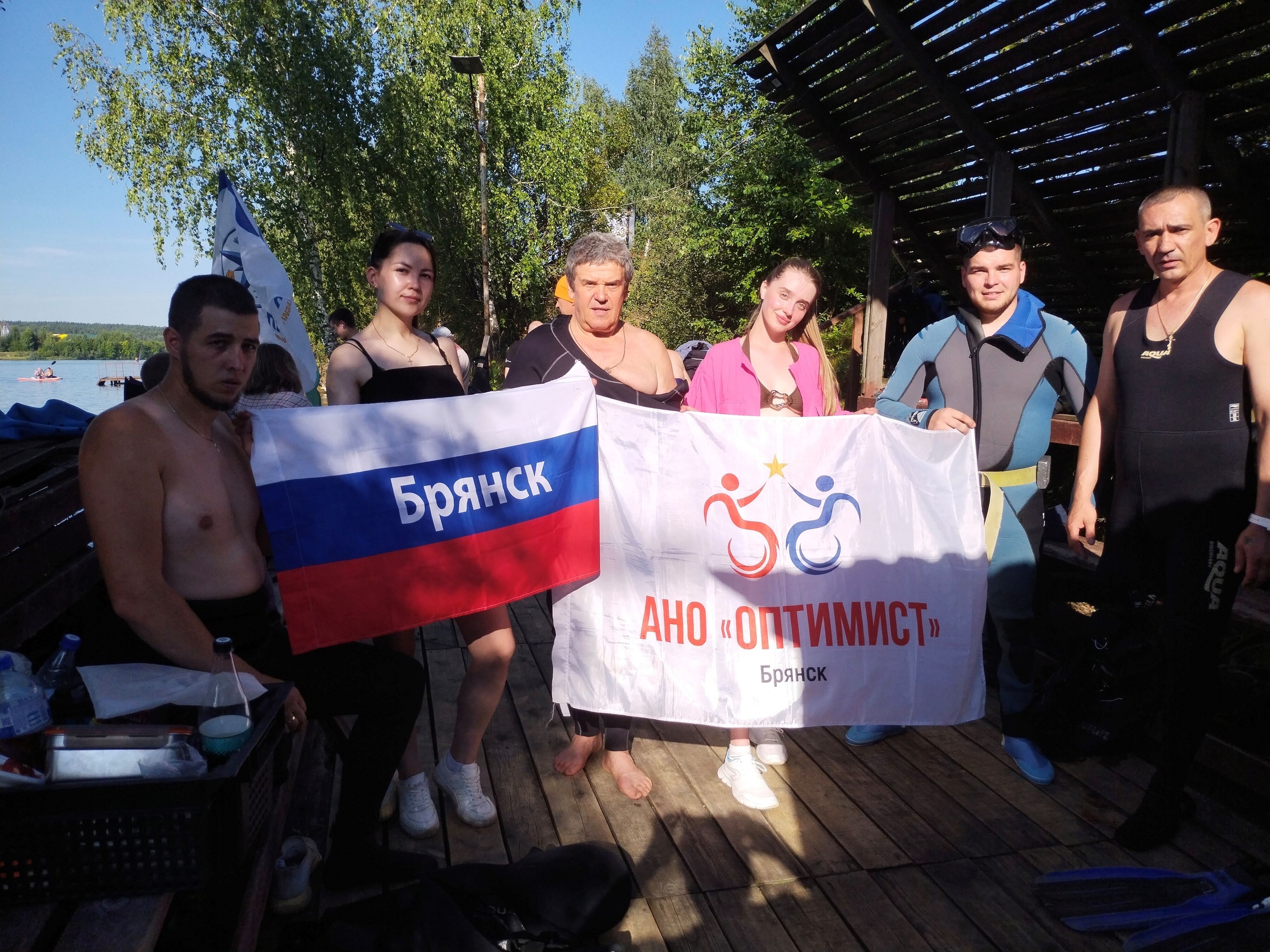 Ветераны СВО из Брянской области освоили дайвинг в рамках проекта