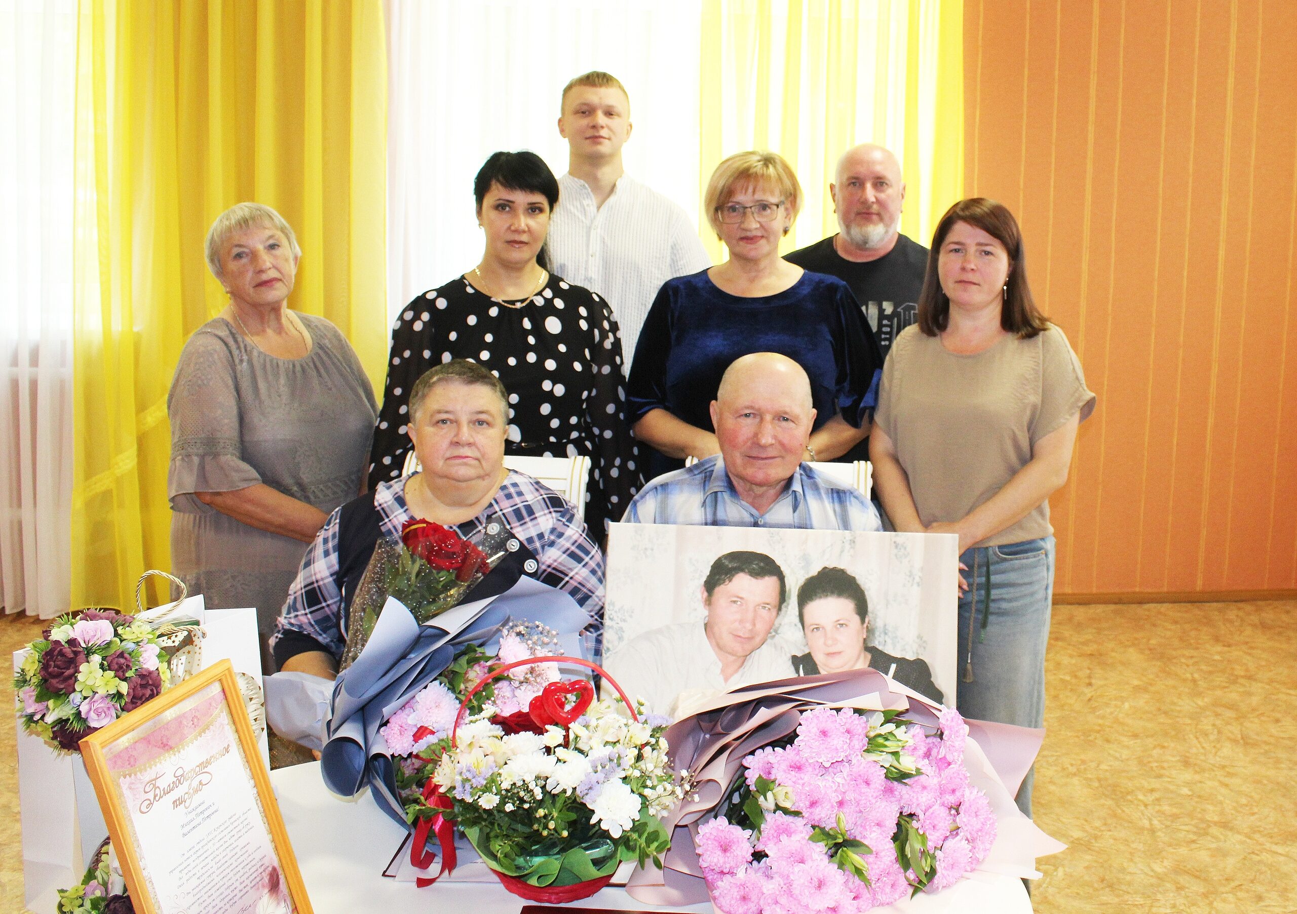 Валентина и Михаил Галинские празднуют 50 лет брака