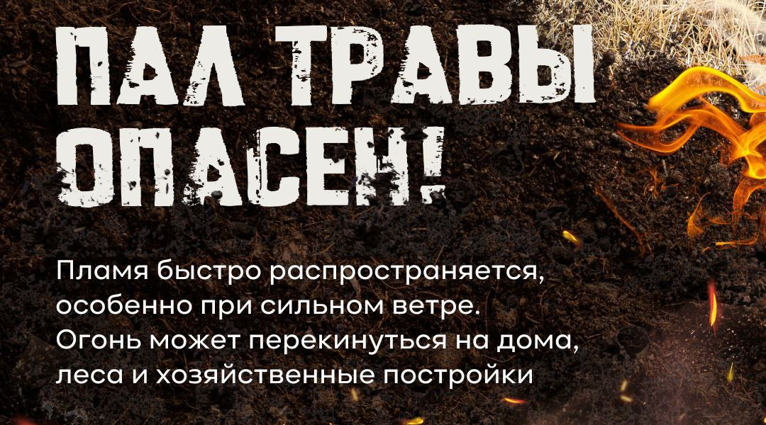 Мглинчанам напоминают, что сухая трава — главная причина пожаров