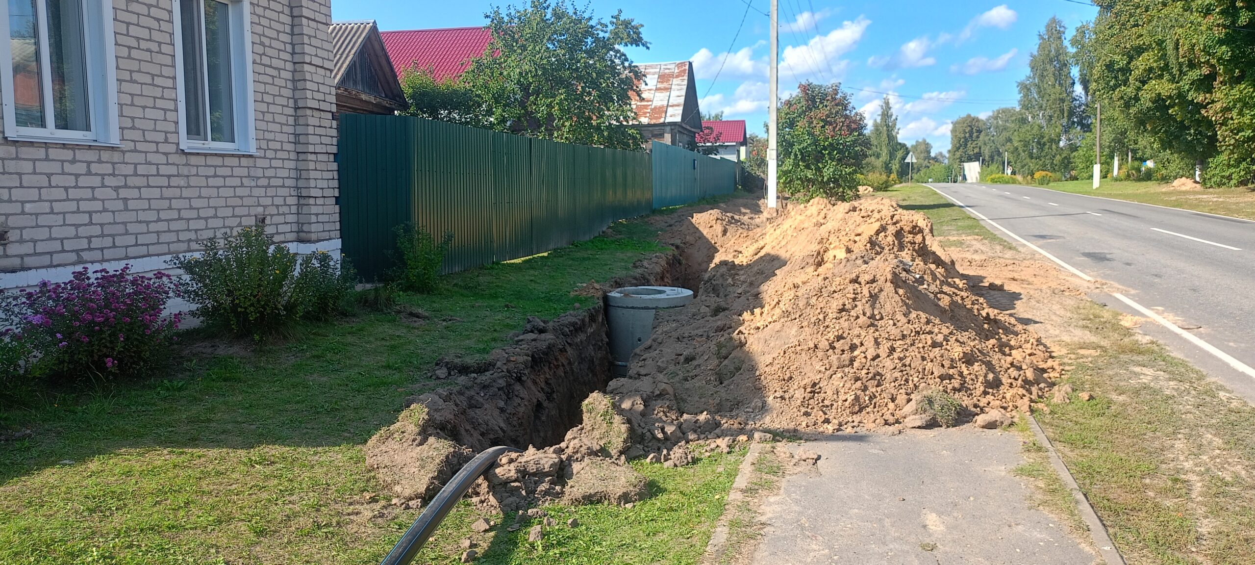 В г. Мглине по нацпроекту капитально ремонтируют водопровод