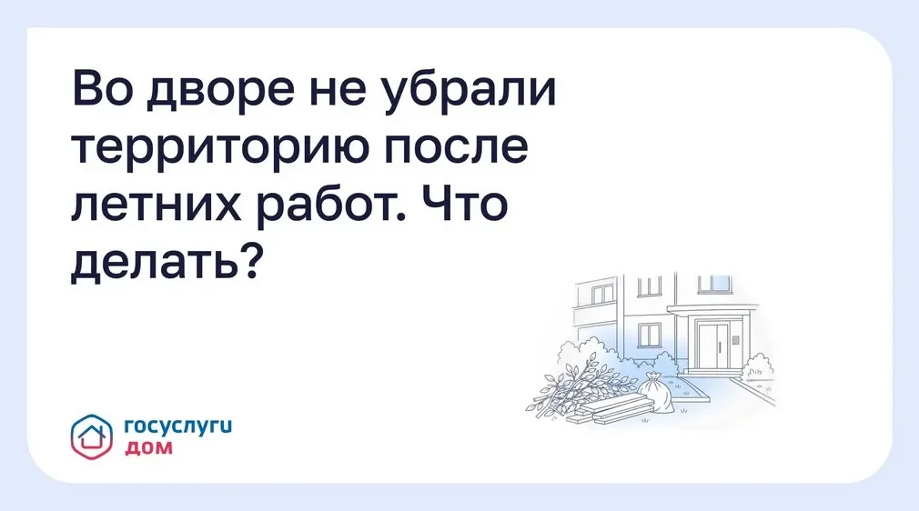 Брянцы могут подать заявку на уборку двора онлайн